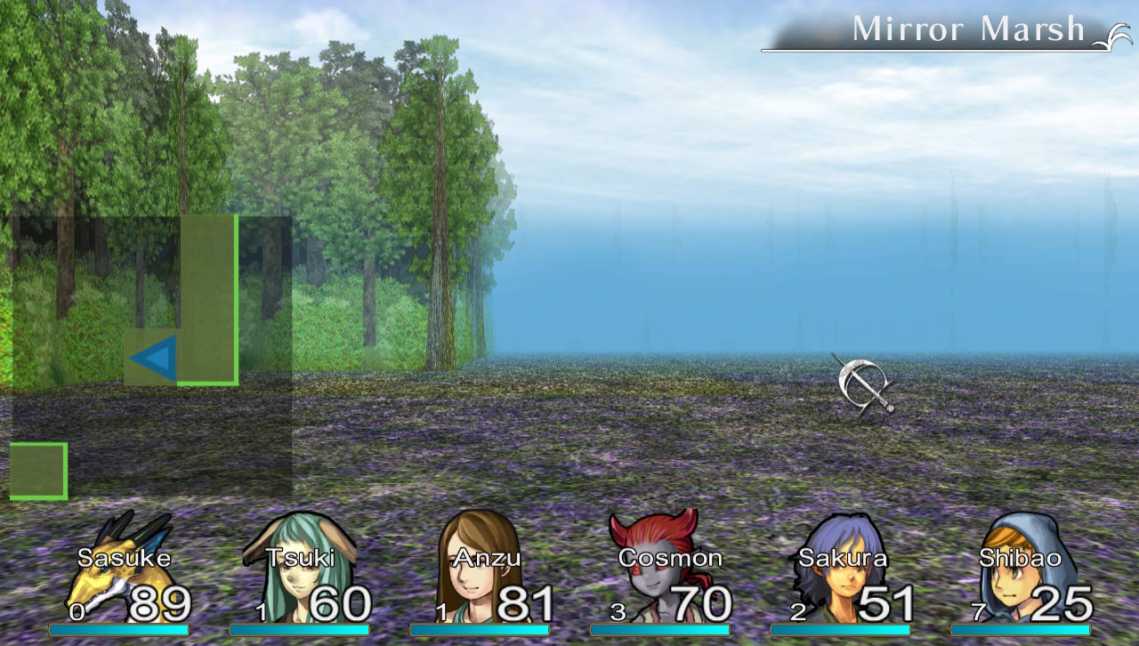 The Mirror Marsh in Elminage Original