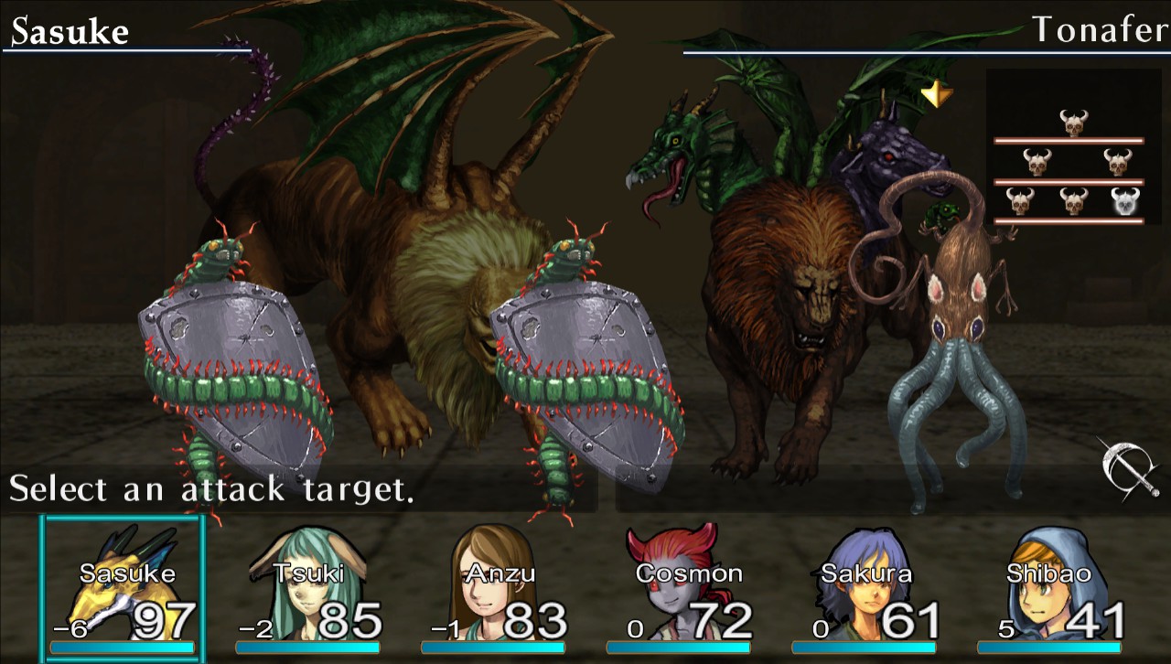 Monster designs in the sewers of Sheba Ruins suddenly get pretty scary!