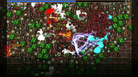 Vampire Survivor screenshot where the screen is covered with enemies.