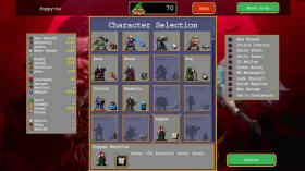 A screenshot of the character unlock screen.