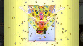 Vampire Survivors screenshot of a really good treasure chest.